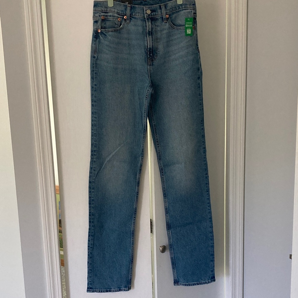 New Gap women’s 90’s high rise straight jeans size 29 - 8 Tall